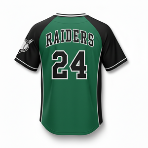 Camiseta de béisbol personalizada OEM, sublimada, con botones, para deportes, con nombre del equipo, número y diseño personalizado para hombres y mujeres - Product Image 2