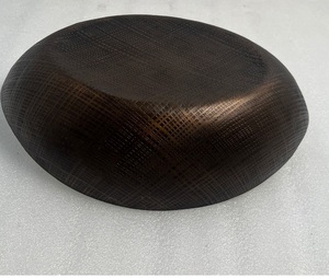 Bol à fruits en laiton de luxe, centre de table décoratif avec finition émaillée pour la décoration de la salle à manger et des restaurants. - Product Image 4