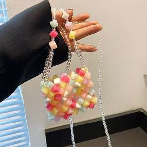 Nuevo Bolso Bandolera de Moda para Mujer con Cuentas y Estampado Animal, con Cierre de Cremallera y Broche - Product Image 1