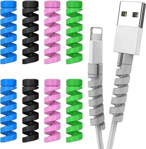 Protector de Cable en Espiral de Goma para Cables de Carga de iPhone, Protectores de Cable para Teléfonos Móviles, Venta al Por Mayor - Product Image 3