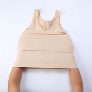 Women's <b>Beige</b> Tank <b>Top</b> Solid Color Breathable Knitted Spandex Cotton Casual Style Regular Length - Product Image 6