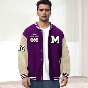 Chaquetas Varsity de Invierno de Alta Calidad OEM, Acolchadas, con Botones y Parches Bordados, Estilo Deportivo Urbano, Tallas Grandes - Product Image 6