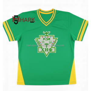 Maillot de football rétro décontracté à col en V imprimé pour femmes avec emblème Chi Eta Phi - Maillots de sport - Product Image 3