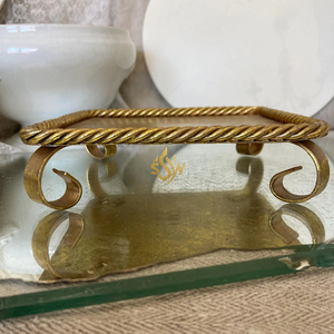 Posavasos de Mármol de Lujo con Base Cuadrada de Latón Dorado, para Bebidas, para el Hogar, Hoteles y Restaurantes - Product Image 3