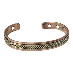 Pulsera Terapéutica de Cobre Ecológica Premium Rana Overseas Inc. con 6 Imanes Potentes y Modernos para el Alivio Efectivo del Dolor Nervioso e Inflamación - Product Image 3