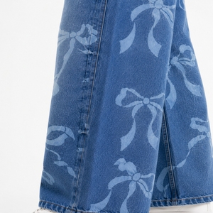 Jeans de Mezclilla para Mujer, Color Personalizado, Transpirables, de Cintura Alta, Pierna Ancha, Elegantes, Cómodos, Modernos, de Primera Calidad, para Uso Diario - Product Image 5
