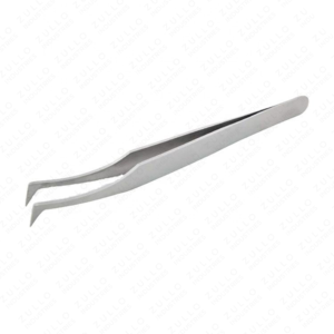 Pinzas de Acero Inoxidable Duraderas para Volumen Ruso de Pestañas, Herramienta para Crear Abanicos, Color Plata, 12 y 14 cm, Venta al por Mayor con Marca Privada - Product Image 3