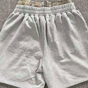 Pantalones Cortos Holgados de Algodón para Hombre 2026 con Doble Cintura, Lavado Ácido, Apliques, Bordados y Pedrería Estilo Urbano - Product Image 5