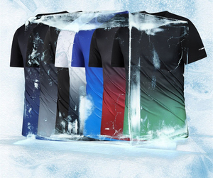T-shirt de sport pour homme, coupe classique, col rond, manches courtes, 100% polyester, couleur unie, écologique, design uni, séchage rapide, entraînement, gym - Product Image 6