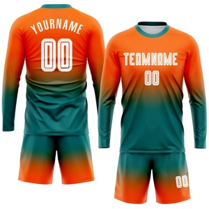 Maillot de football professionnel en tissu interlock premium avec nom, numéro et logo personnalisés – Production OEM/ODM - Product Image 1