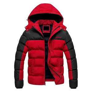 Insulated Hooded Zipper Front Men Bubble <b>Jacket</b> Soft Warm Winter <b>Jacket</b> for Casual Wear Outdoor Activities and <b>Travel</b> - Product Image 1