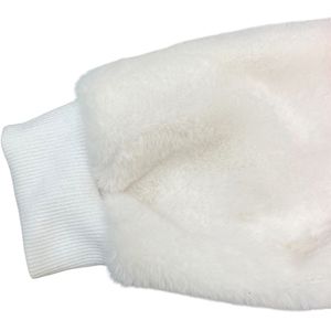 Pull en fausse fourrure douce pour femme, pull chaud en peluche pour l'hiver, pull personnalisé avec blocs de couleur - Product Image 3