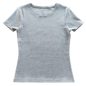 Camisetas de Mujer Estilo Vintage de los 90 con Logotipo Personalizado, Camisetas Cortas Casuales de Estilo Clásico para Mujer - Product Image 2