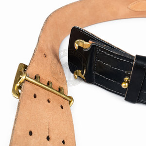 Cinturón Sam Browne Más Vendido con Correa de Cuero Ajustable, Hebilla de Acero Resistente, Estilo Casual para Ropa Clásica - Product Image 6
