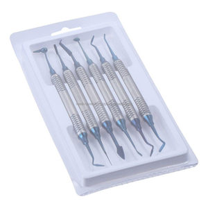 Medivolve - Kit de 6 Herramientas Manuales de Resina Compuesta Dental, Instrumentos de Acero Inoxidable, Profesionales, Ergonómicos, CE ISO OEM ODM - Product Image 3