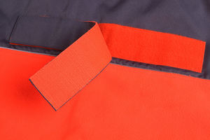 Manteau décontracté élégant en velours tricoté pour femme grande taille, à manches longues, uni texturé, avec un seul bouton et manches amovibles sur le devant - Product Image 3