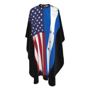Fournisseur de capes de barbier ODM OEM personnalisées avec logo, en polyester, réglables, imperméables, professionnelles pour salon de coiffure et de coiffage - Product Image 1