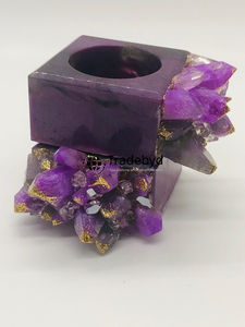 แหวนรัดผ้าเช็ดปากงานแต่งงานทำมือจากเรซิ่น คลาสสิก ทนทาน เป็นมิตรกับสิ่งแวดล้อม ขนาด 2.5 ซม. รูปทรงกลม หรูหรา ตกแต่งโต๊ะอาหาร โดย Tradebyd - Product Image 5