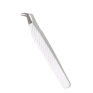 Pinzas para Extensión de Pestañas de Acero Inoxidable, Herramienta de Aplicación de Pestañas para Volumen, Clásicas e Híbridas, para Profesionales de Belleza - Product Image 1