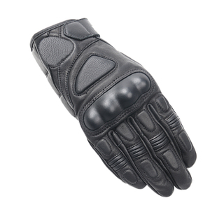 Guantes de carreras de cuero con agarre antideslizante para montar, unisex, con cierre de velcro. - Product Image 1