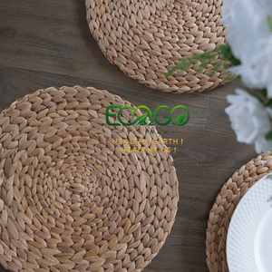 Wholesale Round Water Hyacinth <b>Placemats</b> <b>for</b> Dining <b>Table</b> | Handwoven Natural Woven <b>Table</b> Mats Bulk Sale - Eco2go Vietnam - Product Image 4