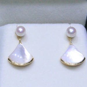 ต่างหูเงินแท้ S925 ดีไซน์หรูหรา ประดับมุกธรรมชาติ พร้อมฝังเพทายสีขาวขนาด 10-11 มม. มาพร้อมกล่องของขวัญ - Product Image 4