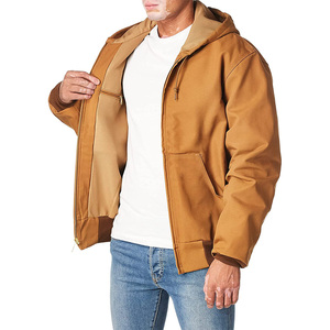 Sweat-shirt à capuche marron pour homme, couleur unie, coupe décontractée, vêtement d'automne - Product Image 2