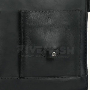 Leather Laptop Bag Premium Material With Secure Zipper Compartments Perfect For Business Travel Office Work And Daily Use - Product Image 6