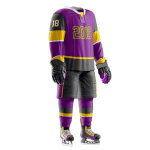 Meilleures ventes : Uniforme de hockey sur glace pour hommes, personnalisé, avec impression de logo sur mesure, prix abordable, vêtements de sport OEM pour le hockey sur glace - Product Image 3