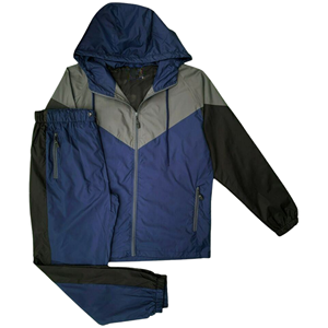 High Quality ODM OEM Customized Men Nylon Tracksuit <b>Zip</b> Up Sport Jogger Set Windbreaker Cargo Jacket Two Piece Sportswear - Product Image 1