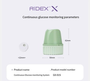 เซ็นเซอร์วัดระดับน้ำตาลอย่างต่อเนื่อง Aidex Linx ความแม่นยำสูง กันน้ำได้ 15 วัน ใช้งานร่วมกับ iOS และ Android ไม่ต้องเจาะนิ้ว ตรวจวัดระดับน้ำตาลได้ตลอดเวลา - Product Image 2