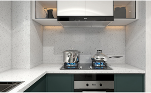 Dalles de quartz Avalanche – Pierre synthétique blanche de qualité supérieure pour comptoirs de cuisine et revêtements de sol - Product Image 3