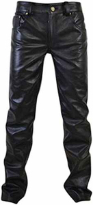 Pinco Sports Custom Logo Leather Pants for Men Mid Waist Street Style Summer Lightweight High Quality Hot Sale Custom Color - Product Image 5