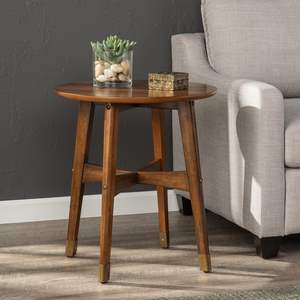 โต๊ะข้างไม้ดีไซน์พิเศษเพื่อเน้นมุมห้องนั่งเล่นด้วยความโดดเด่นของเฟอร์นิเจอร์ที่หรูหรา - Product Image 1