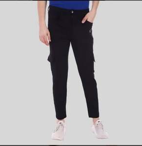 กางเกงคาร์โก้ลำลองผู้ชายคุณภาพสูง ผ้าฝ้าย เอวยางยืด ลายตาราง ดีไซน์กระเป๋าหลายช่อง แห้งเร็ว - Product Image 3