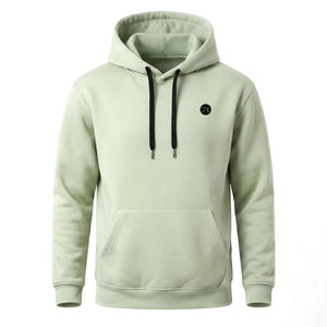 New Trend Men Heavyweight Hoodies <b>Thick</b> <b>Fleece</b> Cotton Blend Pullover Hoodie Casual Streetwear Warm Winter Clothing - Product Image 4