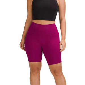กางเกงขาสั้นสำหรับปั่นจักรยานผู้หญิง ระบายอากาศได้ดี เป็นมิตรกับสิ่งแวดล้อม เอวสูง สวมใส่สบาย เหมาะสำหรับโยคะ ฟิตเนส วิ่งออกกำลังกาย ใส่ลำลองได้ทุกวัน - Product Image 1