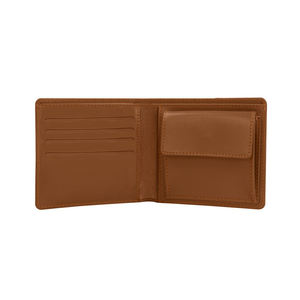RFID Blocking Genuine Leather Wallet Multi Card Slots Coin <b>Purse</b> Bifold Short Wallet Men Women Custom Logo in Bangladesh - Product Image 2