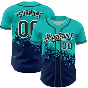 เสื้อเบสบอลโลโก้สั่งทำคุณภาพสูง ราคาโรงงาน พิมพ์ลายแบบซับลิเมชั่น พร้อมตัวเลือกแบบกระดุม แบบเรียบ แบบไม่มีลาย สำหรับซอฟต์บอล - Product Image 6
