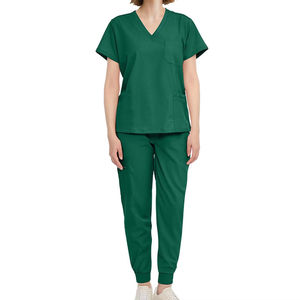 Conjunto de Uniformes Médicos para Mujer, Pantalones Deportivos Elásticos y Transpirables de Spandex, Uniforme de Enfermería para Hospital - Product Image 4