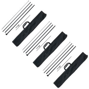 Kit Asta Bandiera a Piuma da 5 Metri (3 Pezzi) per Pubblicità Esterna Aziendale, Pali per Insegne Swooper, Bandiere e Striscioni con Picchetto da Terra - Product Image 6