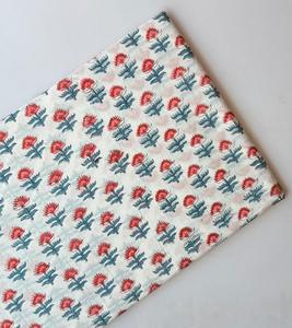 ผ้าฝ้ายพิมพ์ลายชนเผ่าทำมือจากเมืองชัยปุระ สำหรับตัดเย็บเสื้อผ้าและงานควิลท์  ผ้าสำหรับงานสร้างสรรค์  ผ้าปูพื้น  ผ้าปูโต๊ะ - Product Image 3