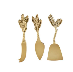 Juego de Cuchillos para Queso de Latón de Alta Calidad con Grabado Láser, Juego de Cubiertos para Queso a Precios Bajos - Product Image 1