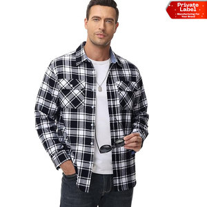 Factory Price Custom <b>Men's</b> <b>Flannel</b> <b>Shirt</b> 100% Cotton Plaid Top Wholesale <b>Men</b> <b>Flannel</b> <b>Shirt</b> Curved Hem Casual Checkered <b>Shirt</b> - Product Image 1
