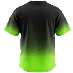 Camiseta de Béisbol Sublimada Personalizada, Sin Pedido Mínimo, Completamente Abotonada, Tejido de Malla Transpirable, Ropa Deportiva Profesional para Equipos - Product Image 3