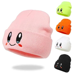 Kirby Beanie Merch Anime Hat Gorros lindos para mujer - Product Image 1