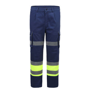 Heavy duty workwear pants for men with reinforced <b>knees</b> and utility pockets for construction and industrial use - Product Image 3