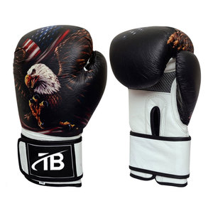 New High Quality PU Leather Boxing <b>Gloves</b> with <b>Moisture</b> Wicking Hook & Loop Closure Customizable Sizes & Colors-in Stock - Product Image 1