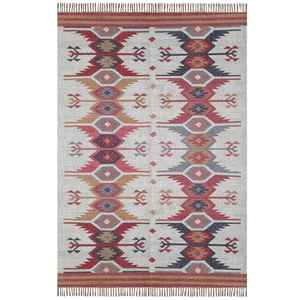 Décoration de salon écologique, tapis kilim en jute et laine tissés à la main pour salon, chambre et bureau - Product Image 3