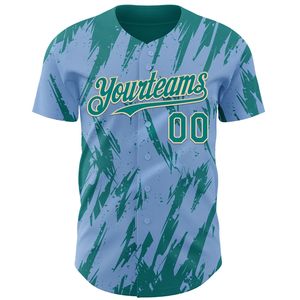 Jersey Deportivo Corto de Béisbol de Invierno, Antibacterial, 100% Algodón Orgánico, con Botones, Impresión Digital Personalizada, Unisex, Calidad Premium - Product Image 4